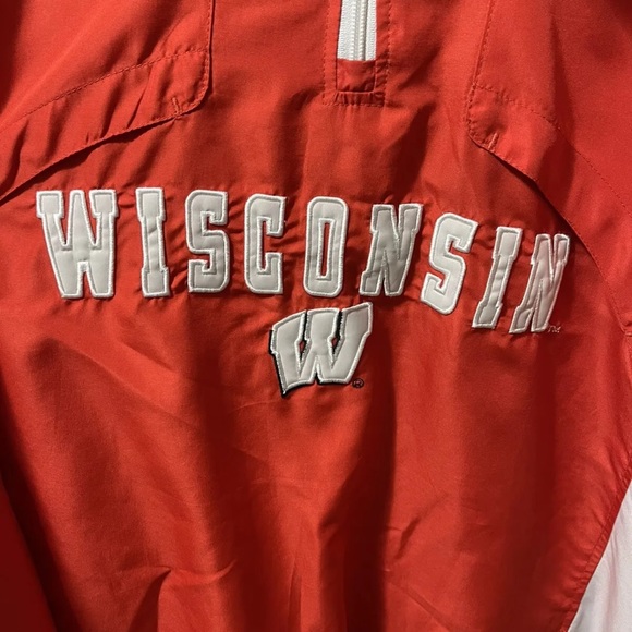 Wisconsin Cadre Sportswear Lightweight Windbreaker Pullover Jacket Size Large - Picture 2 of 4